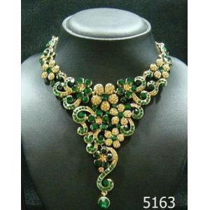 Popular quality elegance jewelry for women, antique bronze necklace