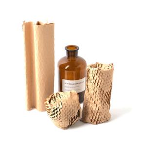 Quality Recyclable Kraft Honeycomb Paper Padded Mailers Self Adhensive Tape for sale