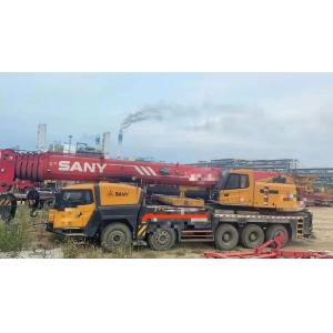 Quality ISO9001 Certified Red 100ton Truck-Mounted Telescopic Crane for Short Truck Crane Tractive for sale