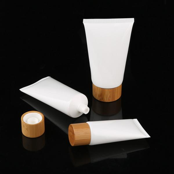 Buy Screw Bamboo Lid 120g 150g Lotion Tube Containers at wholesale prices
