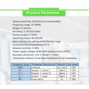 UNIVO UBZD4000Y Accurate Vibration Transmitter for Industrial Ball Bearing