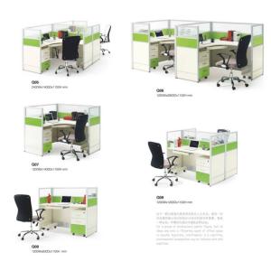Quality modern 2 seater office panel partition furniture for sale