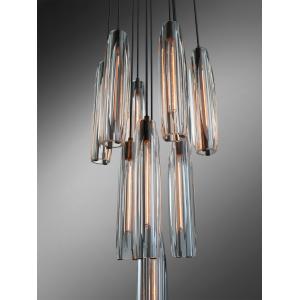 Chartier 10 Light Circular Chandelier 2229 18 DIA x 72 OAH