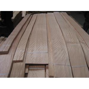 Sliced African Okoume Wood Veneer Sheet Crown/Quarter Cut