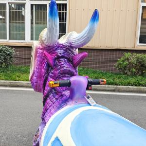 Electric Shopping Mall Robotic Animatronic Dinosaur Ride on Scooter for Kids