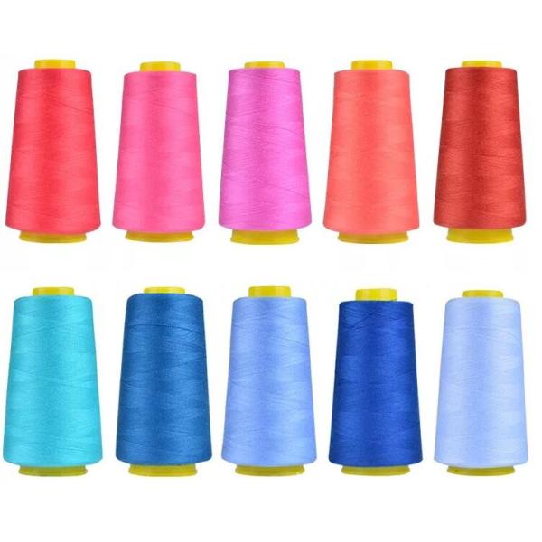 5000M 40S/2 Hilo De Coser 100% Polyester Sewing Thread Supplier 12 Years