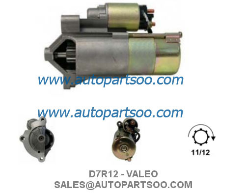 D7RS129 D7RS29 - VALEO Starter Motor 12V 1.7KW 9,11T MOTORES DE ARRANQUE