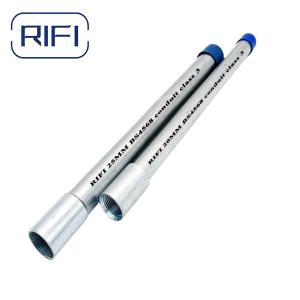 Round GI Conduit Pipe Diameter 20mm Cable Rigid Metal Conduit
