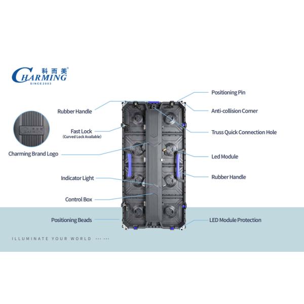 P2.6 Kaito-K Series Indoor Display Only 8 Kg With LED Module Protection