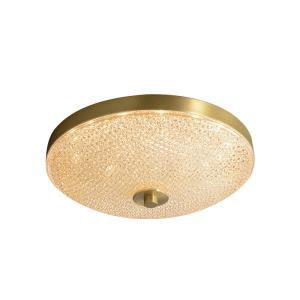 JYLIGHTING Contemporary Modern LED Ceiling Lamp Small Acrylic Mounted 75 Brass