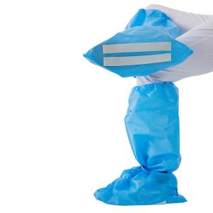 Waterproof Non Slip Disposable Boot Cover With Elastics 15x39cm 17x40cm