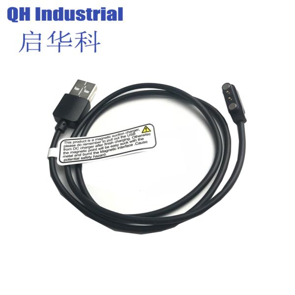 2Pin SMD Dip SMT Right Angle Rolling Solder Cup Power Connector magnetic power connector