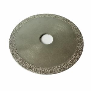 100×1.0/1.8×15×20mm Vacuum Brazed Diamond Saw Blade For Cutting Cast Iron Marble
