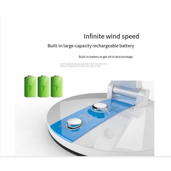 Compact and Powerful Our 1500mAh Battery Foldable Fan for Air Circulation on the Go