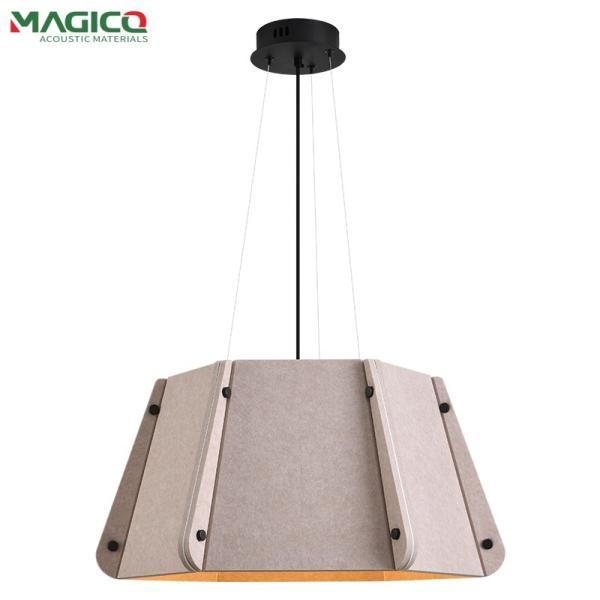 Buy High Quality Modern Handing Acoustic Pendant Light Lampshade PET Felt Sound Absorbing Fabric Pendant Lampshade at wholesale prices