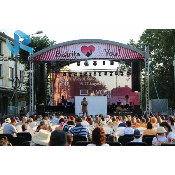 Spigot Lighting Sgaier Truss 290mm - 1200mm Size For Outdoor Concert Stage