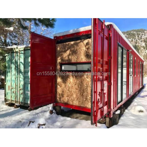 Outdoor 40Ft 20Ft Prefab Expandable Container Home Portable 2-5 Bedroom Prefabricated Shipping House Shop Mobile Granny Flat