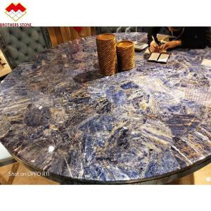Semi Precious Stone Marble Furniture Amethyst Slab For Sink Basin