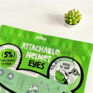 Resealable Moisture Proof Three Side Sealed Flat Packaging Plastic Pouch Bag