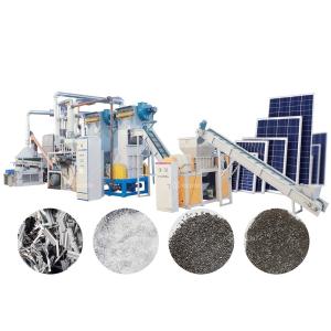 Solar Panel Metals Separating Equipment for Waste Photovoltaic Panels Recycling