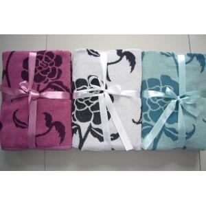 100% cotton jacquard bath towel , yarn dyed , towel set
