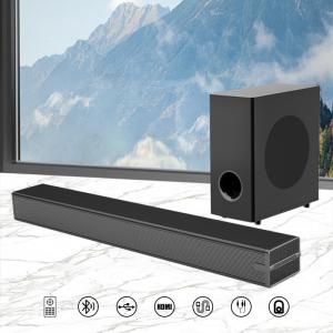 120W TV Wireless Speaker Soundbar , Bluetooth 2.1 Soundbar With Subwoofer
