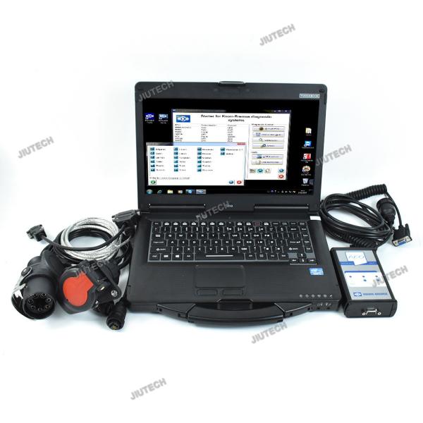 Ready to use CF53 laptop+2024 Truck Trailer Brake Diagnostic Tool for KNORR