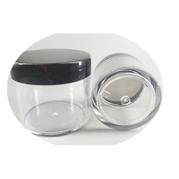 30ML Clear Plastic Eye SGS Cosmetic Cream Jar With Tip