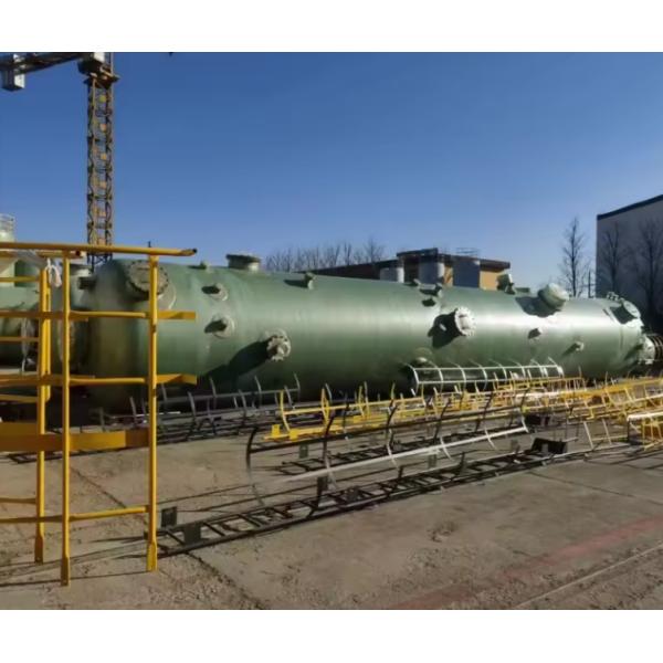 Eco Friendly Fiberglass GRP FRP Absorption Purification Tower For Waste Acid Gas Treatment Equipment