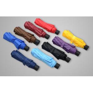 Mini Size Solid Color Manual Open Umbrella , Double Vented Patio Umbrella 8 Ribs