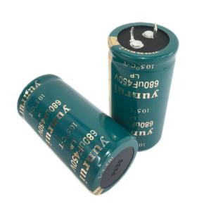 Quality Radial Electrolytic Capacitor Efficiently Prevent Overheating with Low Applied Ripple Current and Correct Polarity for sale