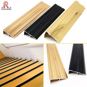 6061 Anodized Aluminium Stair Nosing Edge Trim Antislip Angle Curved