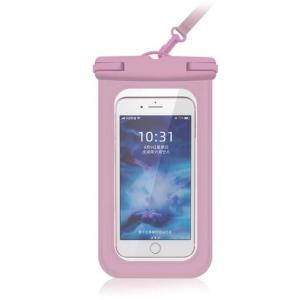 6 Inch 0.3mm PVC Waterproof Mobile Phone Pouch For Pool Beach Swimming