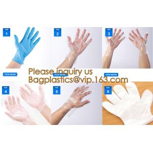 Biodegradable Pe Plastic Disposable Clean Gloves,Wholesale sanitary recyclable