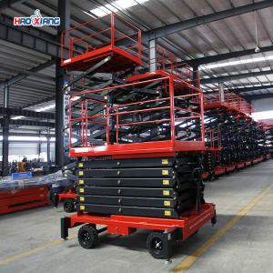 Movable Scissor Lift 300kg-500kg Mobile Scissor Lift Platform For Factories