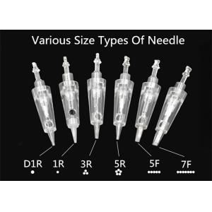 0.35mm Diameter Tattoo Machine Needle With Size 1R 3R 5R 5F 7F D1R