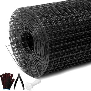 China Chicken Wire Fencing, 19Gauge, Vinyl PVC Coated Mesh, Welded Wire Mesh, Perfect For Gopher Wire, Rodent Mesh, Tree Guard, Chicken Coop on sale