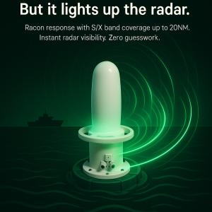IP68 Waterproof Marine Radar Beacon Dual Band Compatible For Navigation Safety