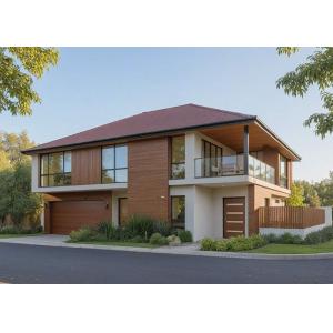 Luxury Prefab Houses 2 Storey Design Waterproof With 3 Bedrooms