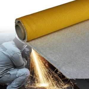 Durable Water Repellent Silicone Coated Fiberglass Fabric with 50 m / 100 m Roll