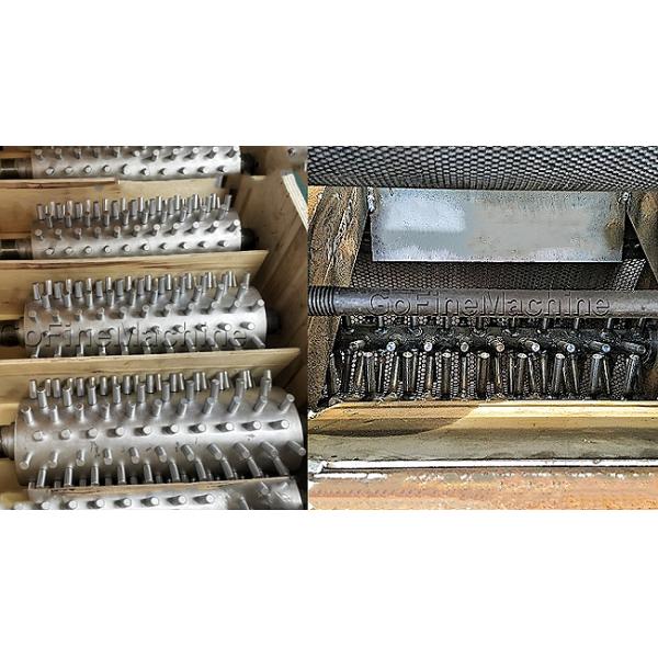 1-2T/H Producing Capacity Double Roller Fertilizer Granulator With 300x150mm Rollers