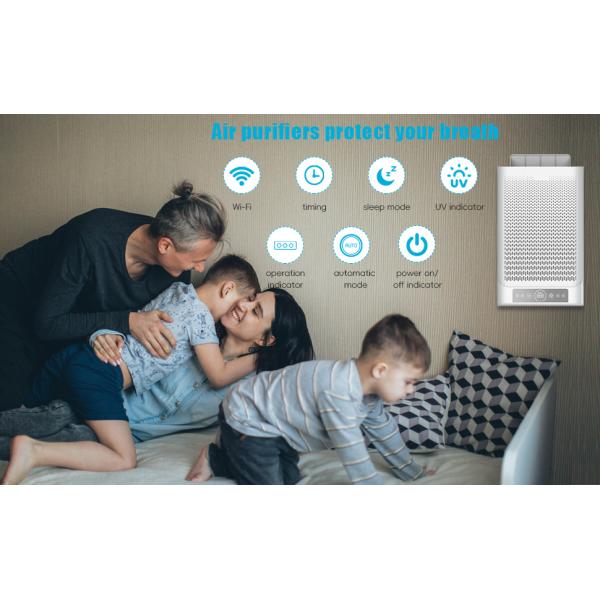 Household Pet Room Hepa Air Purifier Deodorizer Machine For Vaping Smell