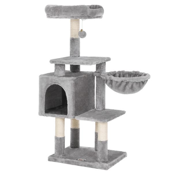 Buy Contemporary Songmics Cat Tree Accessories Modern Looking Multilevel 110 Cm Tall at wholesale prices