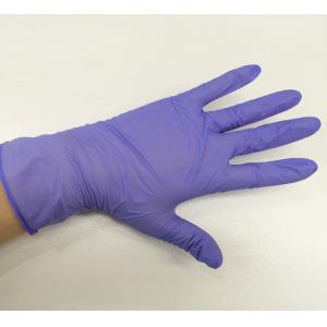 China Disposable medical nitrile powder free gloves AQL 1.5 on sale