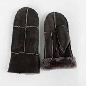 Double Faced Winter Mitten Shearling Sheepskin Gloves