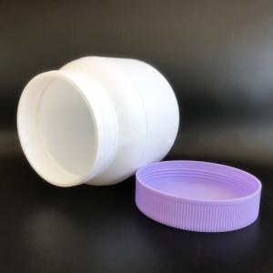 Cylinder Empty Supplement Bottles Plastic Powder Canister HDPE 600g