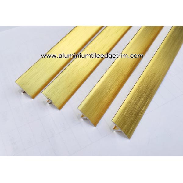 T20 T Shaped Aluminum Extrusion Decorative Profiles / Strips For Door Brushed