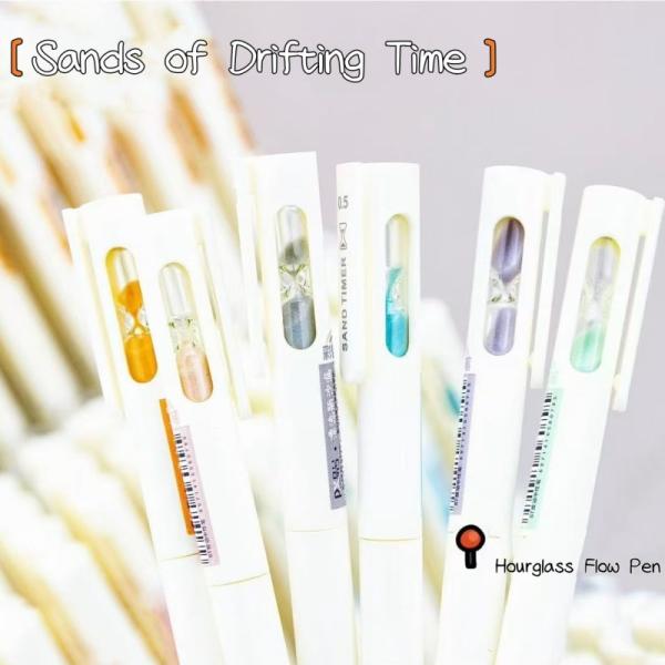 Creative Hourglass Rotating Neutral Pen ST 0.5mm Writing Student Neutral Pen