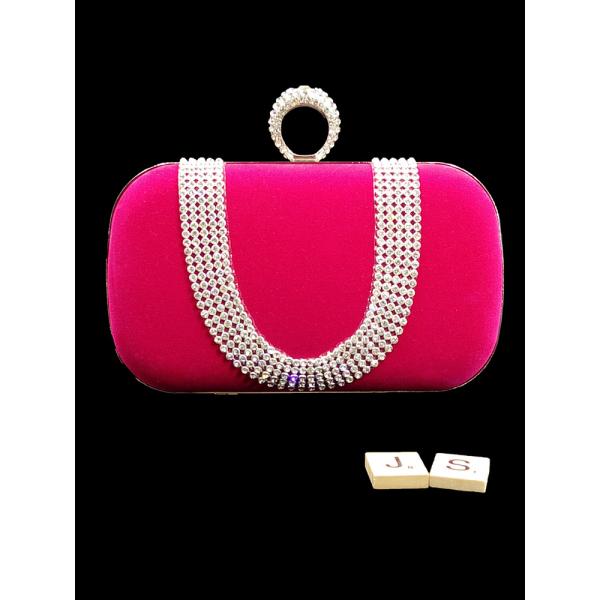 New handmade diamond evening bag banquet upscale bridal clutch bag Europe