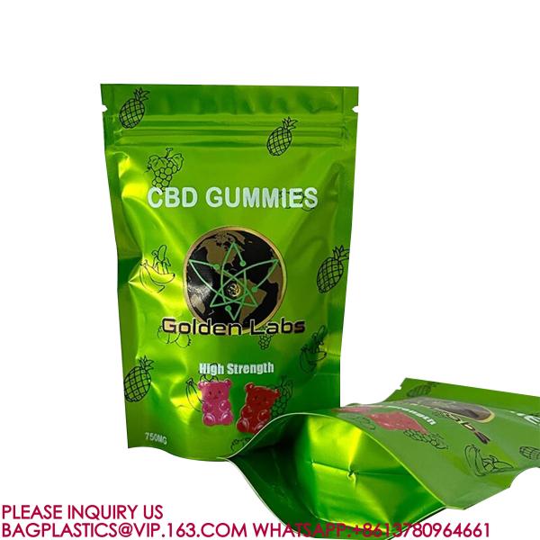 eco-friendly Foil Bag Self-Standing Zipper Bag Pla Packaging Candy Biscuit Nut Snack Bag